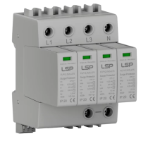 Liigpingepiirikud T1+T2+T3 klass B+C+D 12,5kA Iimp