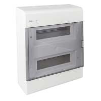 White Surface Distribution Board Transparent door