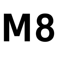 Kolvi diameeter 8mm, Otsad M6