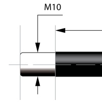 Gaasivedru Kinnitustarvikud M10 otsale