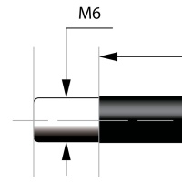 Gaasivedru Kinnitustarvikud M6 otsale