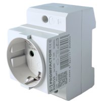 DIN rail socket