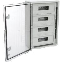 Modular Plastic Distribution Board Transparent door IP65